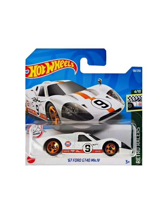 Hot Wheels Tekli Arabalar 67 Ford GT40 Mk.IV Hcw67