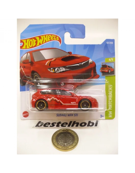 Hotwheels Subaru Wrx Stı Red Hotwheels