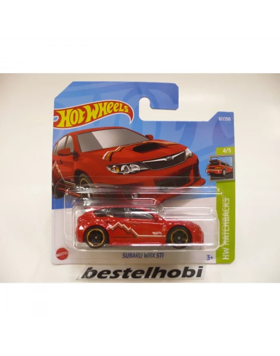 Hotwheels Subaru Wrx Stı Red Hotwheels