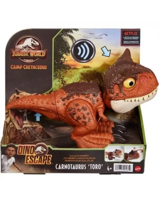 Jurassic World Dino Kaçış Kampı Kretase Yabani Chompin Carnotaurus toro