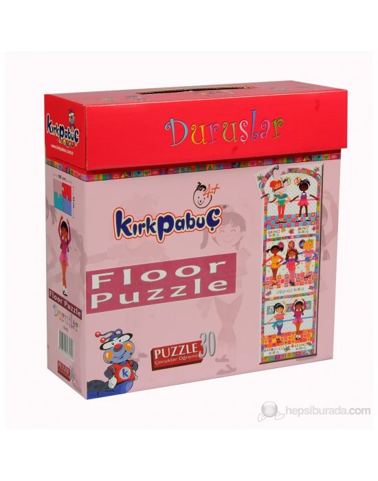 Kırkpabuc Dans Ve Duruşlar (30 Parçalık Floor Karton Puzzle)