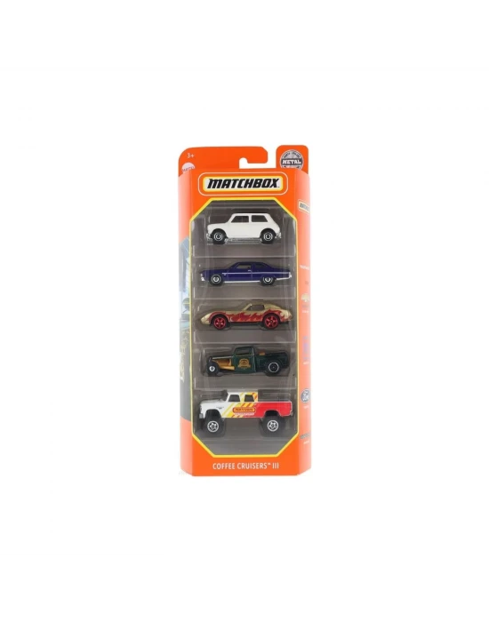 Matchbox Metal Beşli Araba Seti Coffee Cruisers HFH15