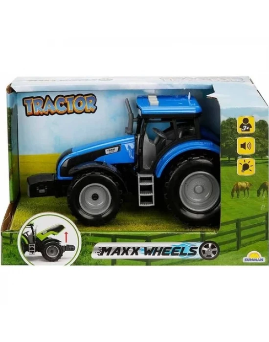 Sunman 02680 Maxx Wheels Sesli ve Işıklı Traktör 18 cm