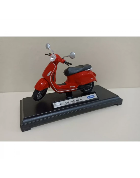 Welly 2017 vespa gts 125cc 1:18