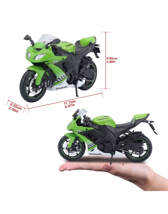 1:12 Kawasaki Ninja ZX-10R Model Motor 34101