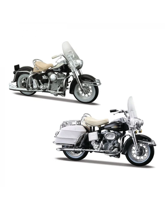 1/18 Harley-Davidson İkili Motorlar 60lar