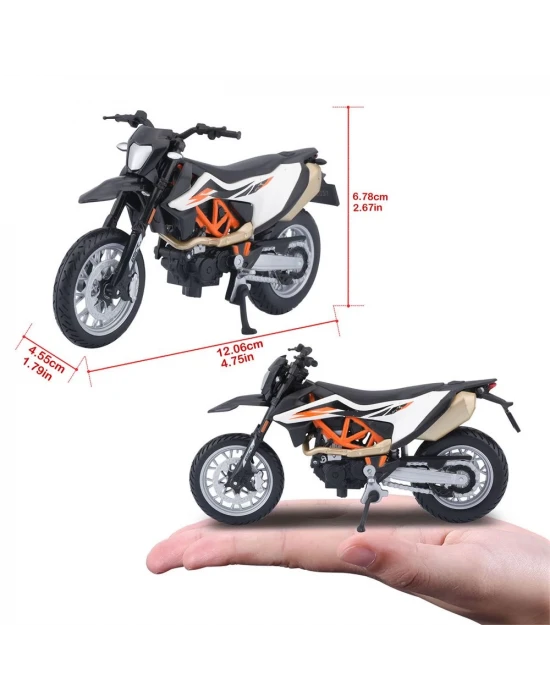 Maisto 1:18 KTM 690 SMC R Model Motor 34007