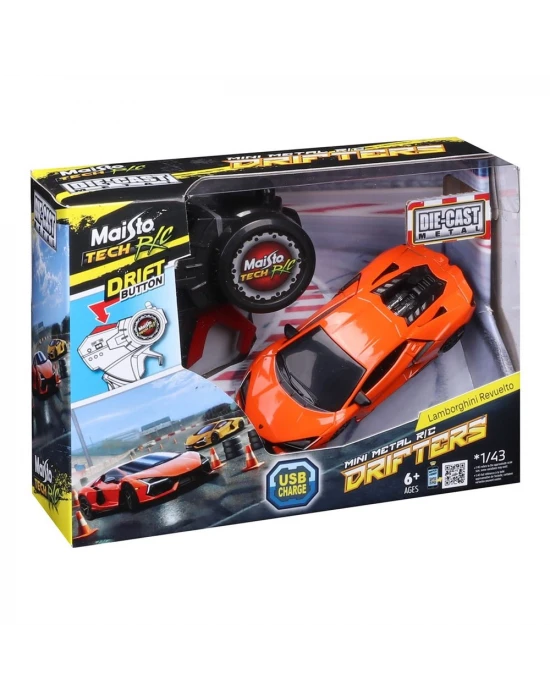 1/43 Mini Metal Drifters Kumandalı Araba - Lamborghini Revuelto