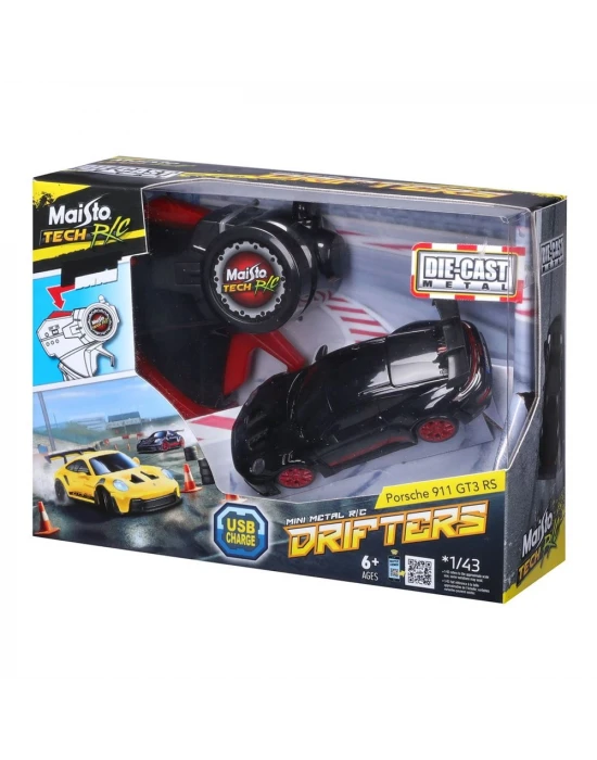 1/43 Mini Metal Drifters Kumandalı Araba - Porsche 911 GT3 RS