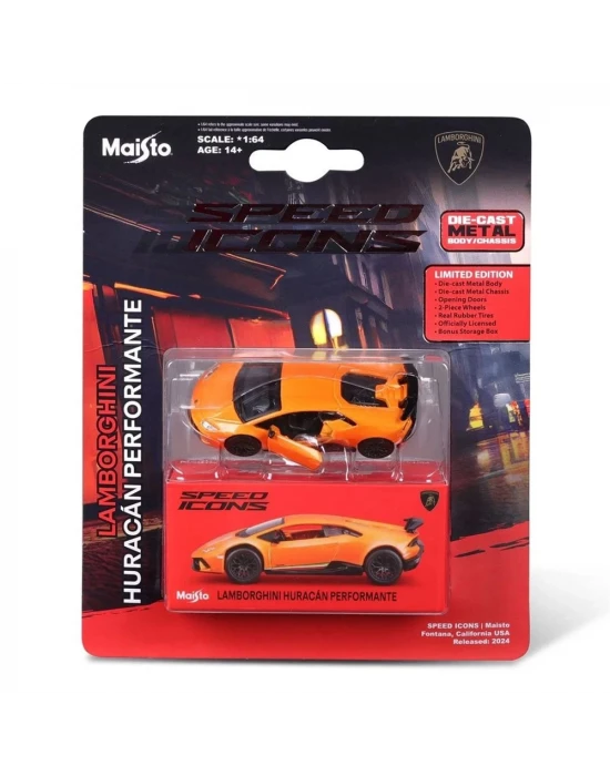 1:64 Speed Icons - Lamborghini Huracan Performante Turuncu
