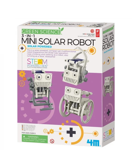 4M 3-in-1 Mini Solar Robot
