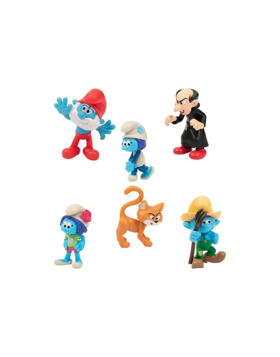 Giochi Preziosi Şirinler 6lı Figür Seti PUF46000- Gargamel Figürlü Set