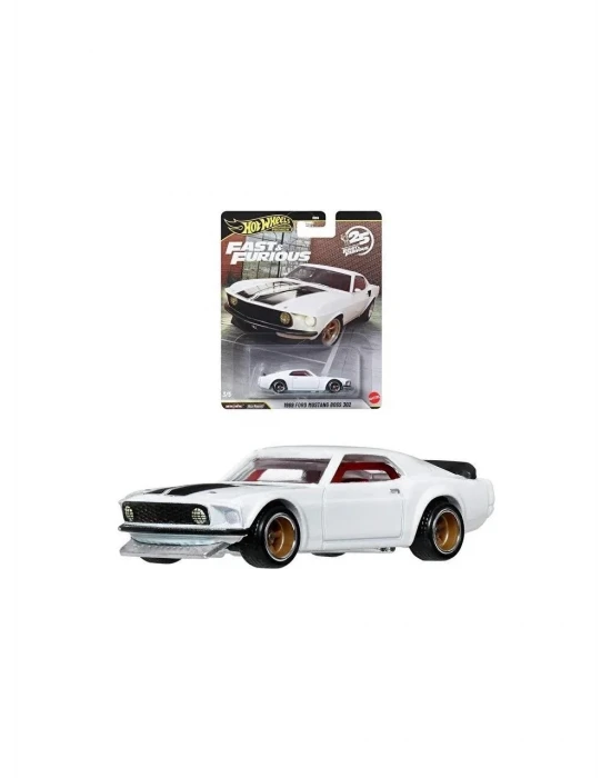 Hot Wheels Premium Series 25.yıl Özel Fast & Furious 1969 Ford Mustang Boss 302 HNW46 - JHW72-LA10