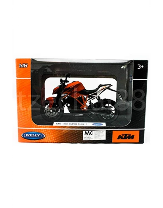 Welly 1:18 KTM 1290 Super Duke R Model Motorsiklet