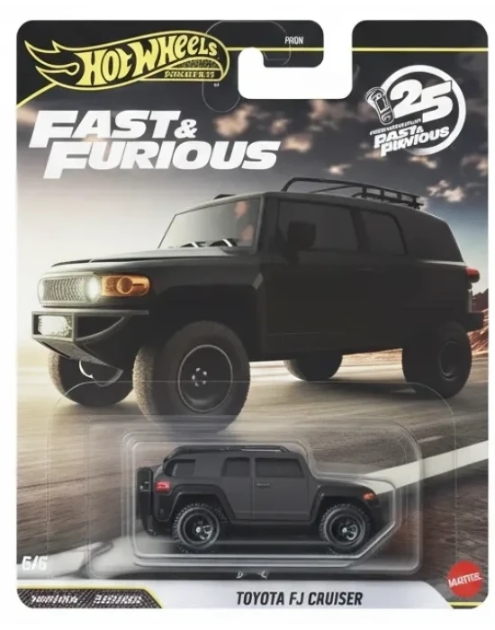 Hot Wheels Premium Series 25.yıl Özel Fast & Furious Toyota Fj Cruıser HNW46 - JHW69-LA10