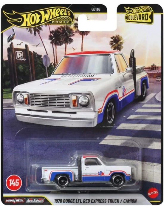 Hot Wheels Boulevard Premium Araçlar 1978 DODGE LIL RED EXPRESS TRUCK/CAMION GJT68 - JHW27