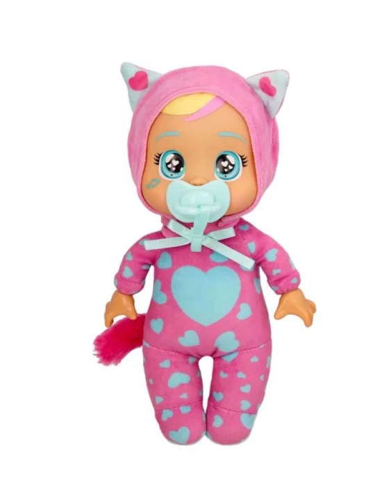 Cry Babies Ağlayan Yumuş Bebekler-Mor Tulumlu Millie