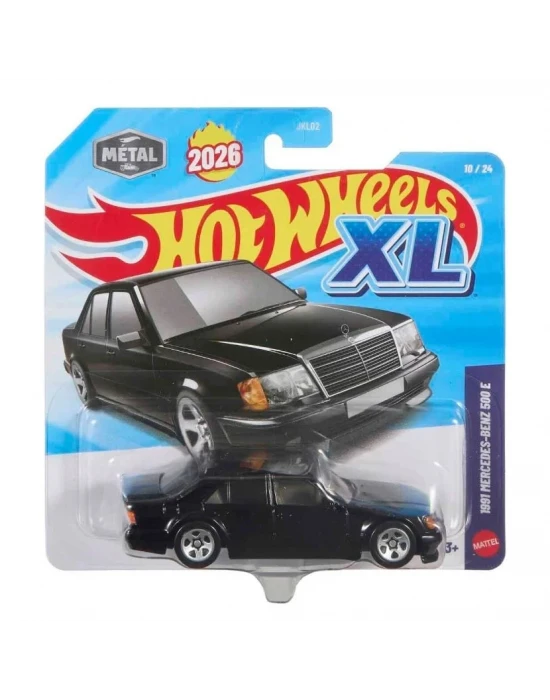 Hot Wheels XL Diecast Araba Tekli Paket 1:43 1991 Mercedes-Benz 500 E JKL08