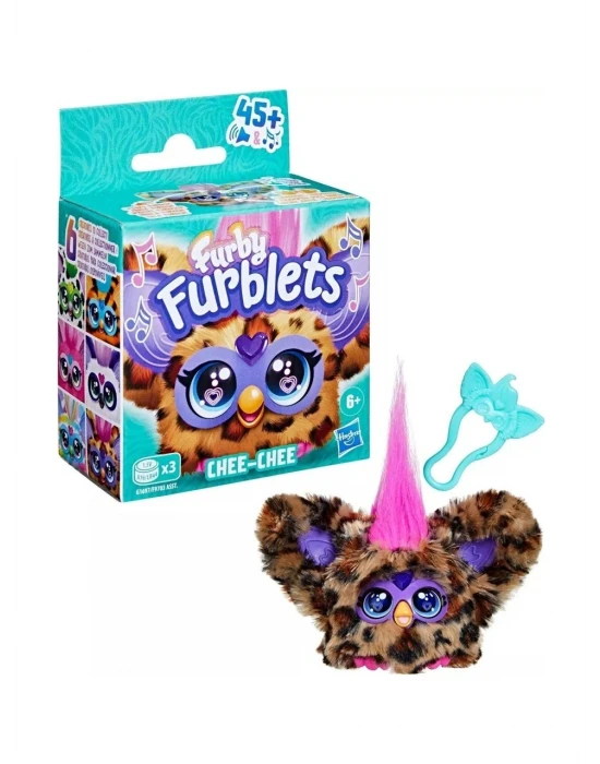 Furby Furblets Chee-Chee Elektronik Mini Peluş 45+ Sesli 6+ Yaş