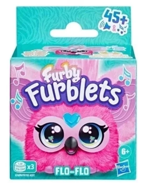 Furby Furblets Flo-Flo Elektronik Mini Peluş 45+ Sesli 6+ Yaş