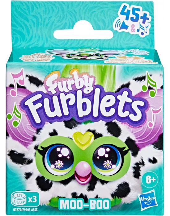 Furby Furblets MOO-BOO Elektronik Mini Peluş 45+ Sesli 6+ Yaş