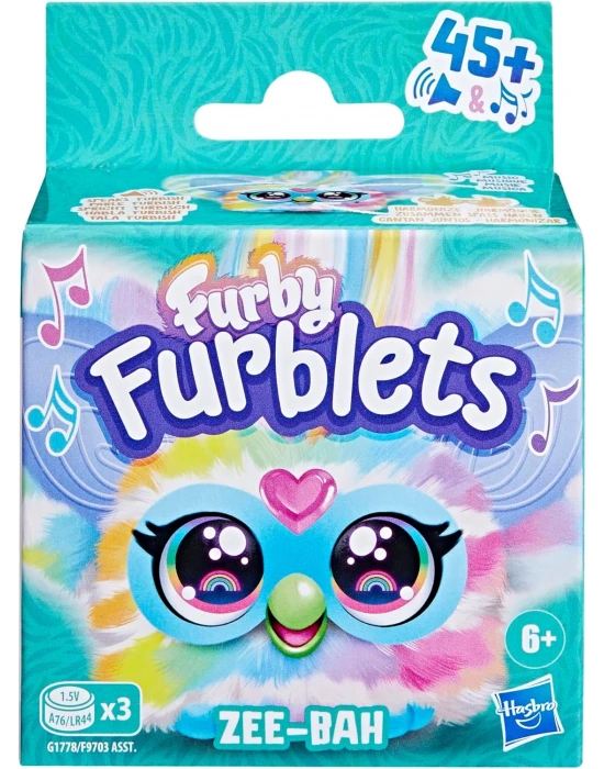 Furby Furblets ZEE-BAH Elektronik Mini Peluş 45+ Sesli 6+ Yaş
