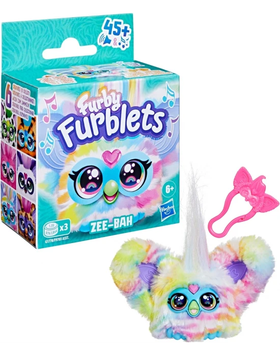 Furby Furblets ZEE-BAH Elektronik Mini Peluş 45+ Sesli 6+ Yaş