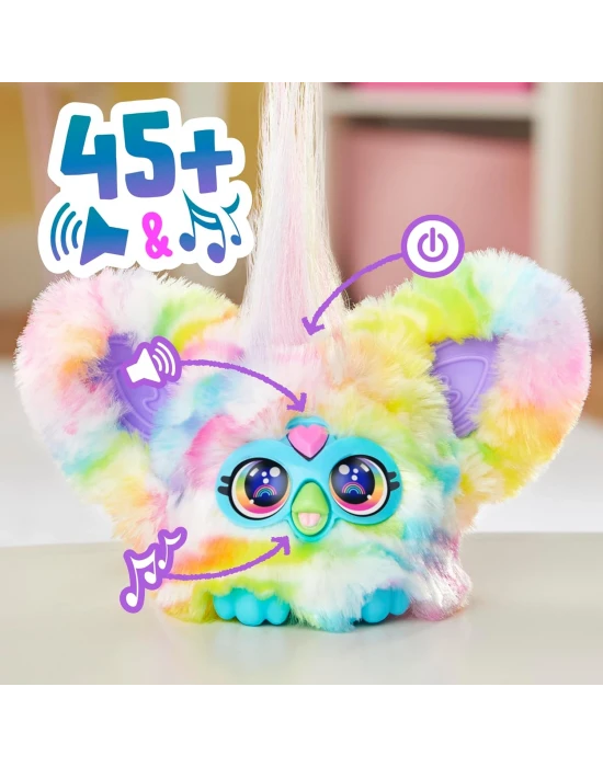 Furby Furblets ZEE-BAH Elektronik Mini Peluş 45+ Sesli 6+ Yaş