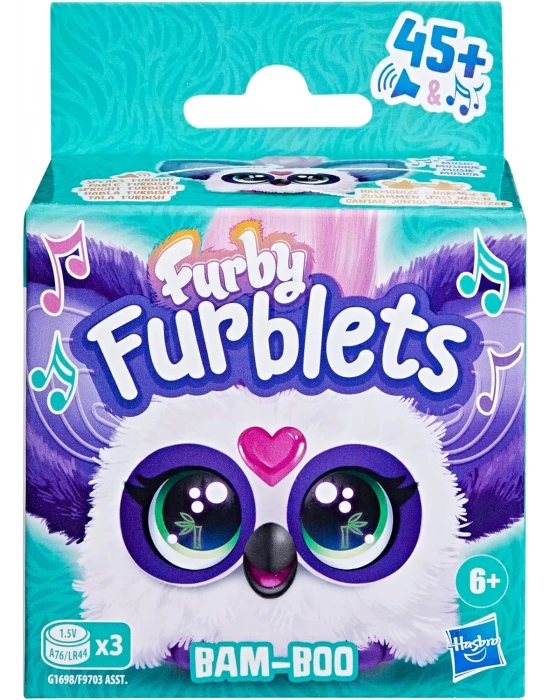 Furby Furblets BAM-BOO Elektronik Mini Peluş 45+ Sesli 6+ Yaş