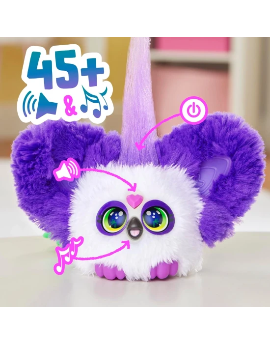 Furby Furblets BAM-BOO Elektronik Mini Peluş 45+ Sesli 6+ Yaş