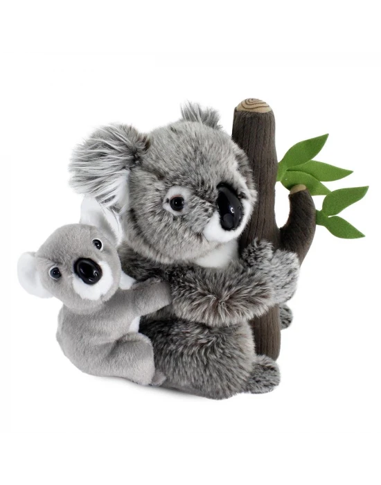 Ağaçta Yavrulu Koala 26 cm