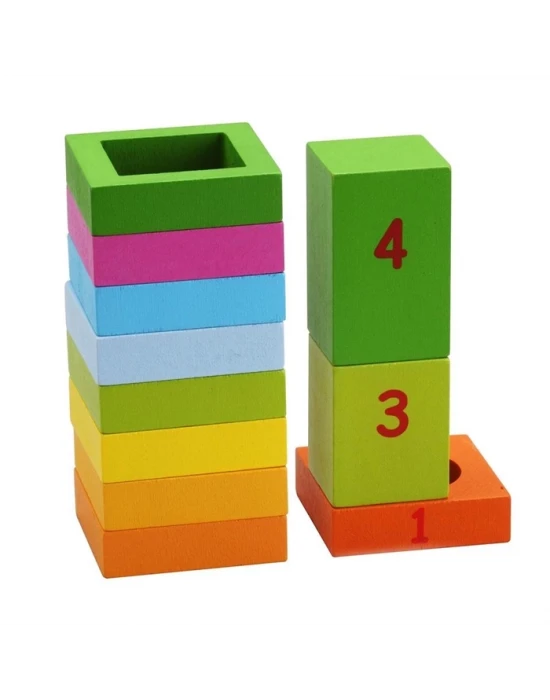 Ahşap Geometrik ve Matematik Zeka Oyunu