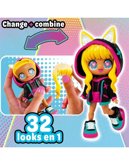 Animakii Bebek ve Aksesuar Seti - Candy ve Bubble Gum