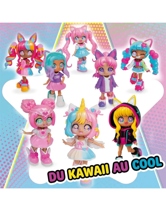 Animakii Bebek ve Aksesuar Seti - Candy ve Bubble Gum