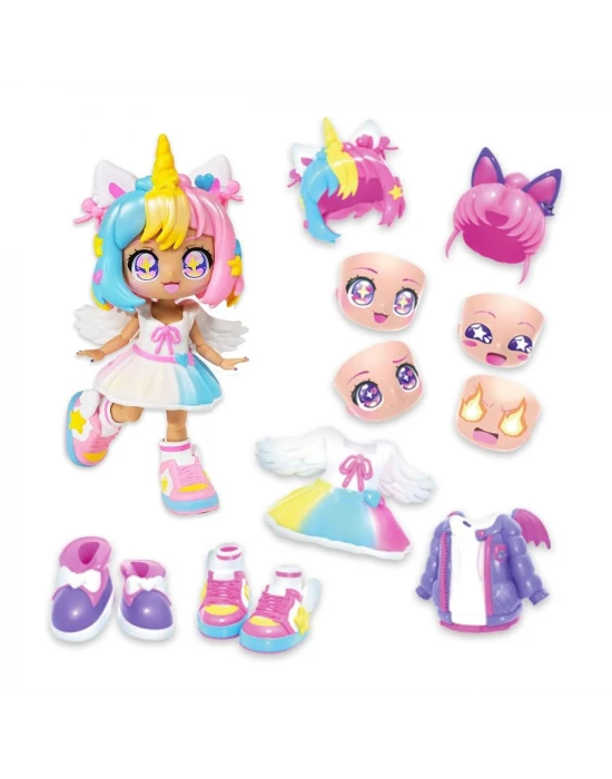 Animakii Bebek ve Aksesuar Seti - Unicorn ve Bat