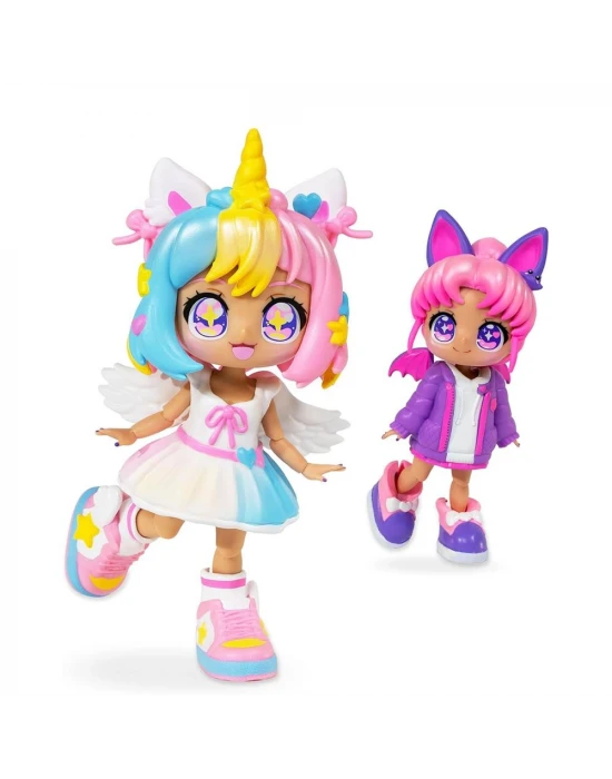 Animakii Bebek ve Aksesuar Seti - Unicorn ve Bat