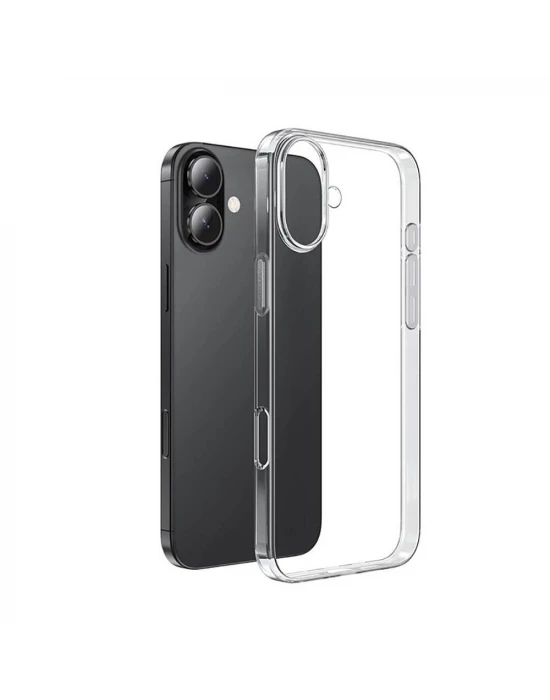 Apple İphone 16 Kılıf Süper Şeffaf Silikon Kapak
