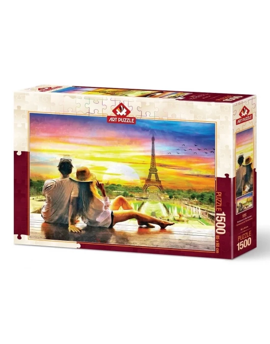Art Puzzle Günbatımında Romantizm 1500 Parça Puzzle