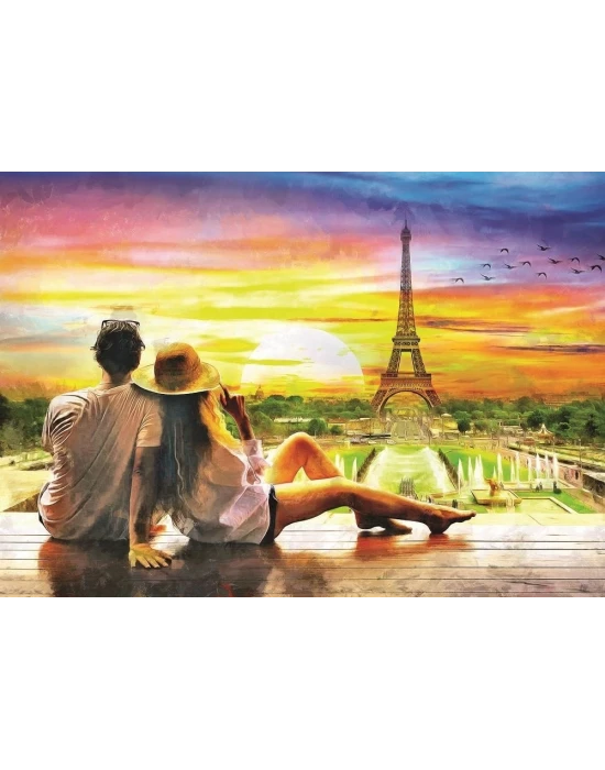 Art Puzzle Günbatımında Romantizm 1500 Parça Puzzle