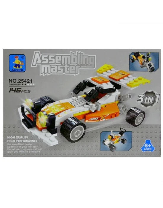 Ausini 146 Parça Yarış Arabası 25421