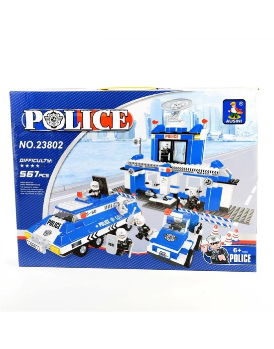 Ausini 567 Parça Polis Seti 23802