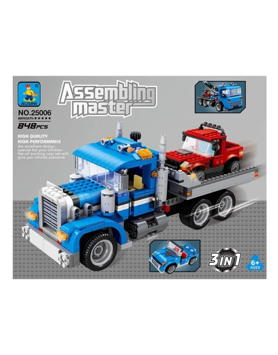Ausini 848 Parça 3 in1 Set 25006