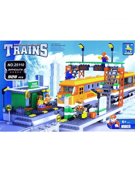 Ausini 928 Parça Tren Set 25110