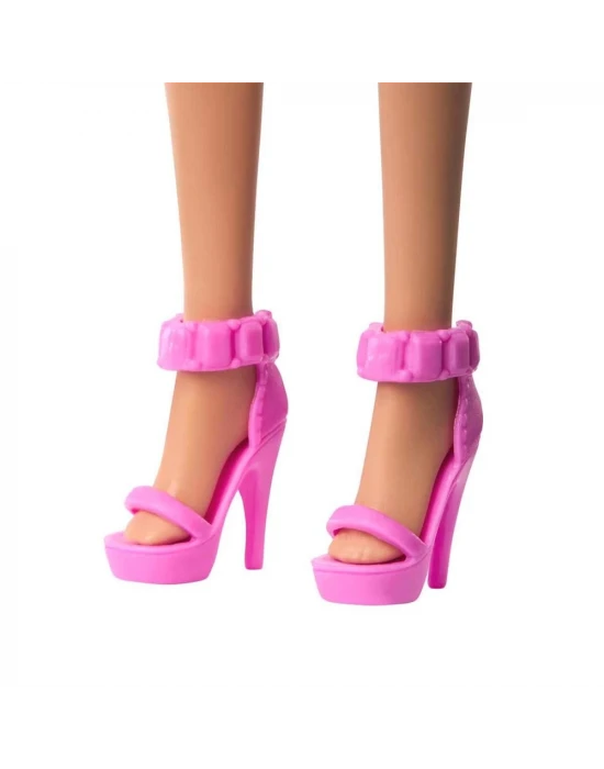 Barbie 65.Yıl Özel Pembe Elbiseli Bebek HTH66