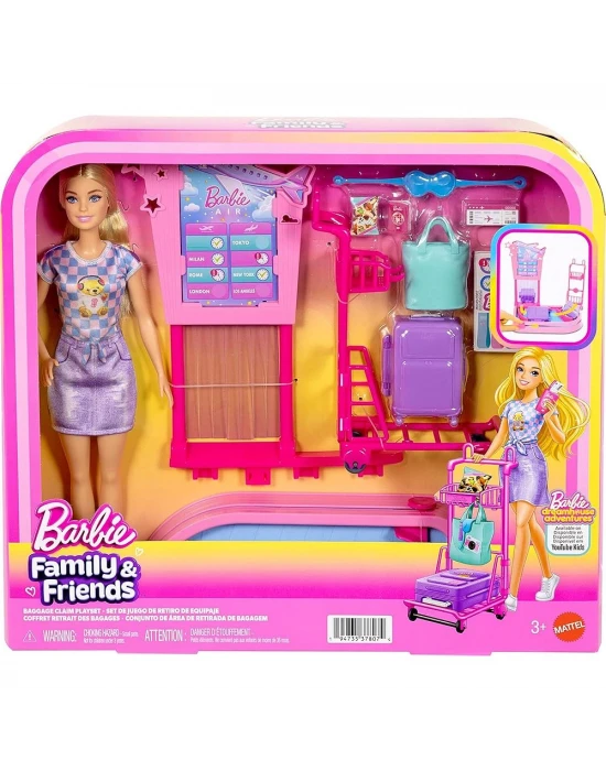 Barbie Bagaj Teslim Noktası Oyun Seti JMJ49