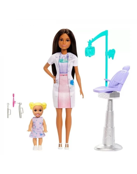 Barbie Bakım Temalı Kariyer Oyun Setleri - Dişçi JCR75