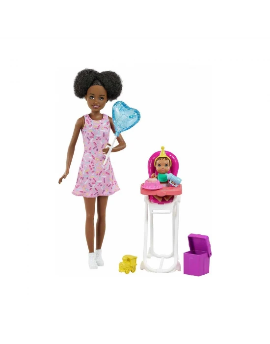 Barbie Bebek Bakıcısı Bebeği ve Aksesuarları FHY97 - GRP41