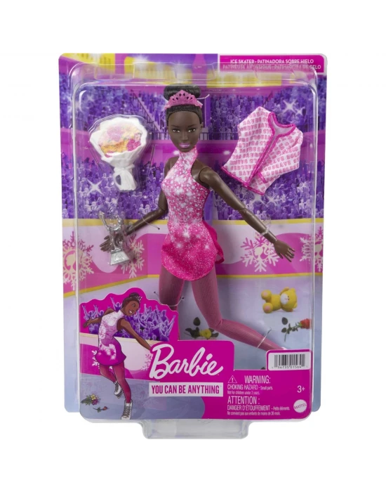 Barbie Buz Pateni Sporcusu Bebek (30 cm) HCN31