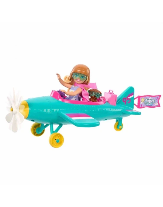 Barbie Chelseanin Pervaneli Mini Uçağı Oyun Seti HTK38
