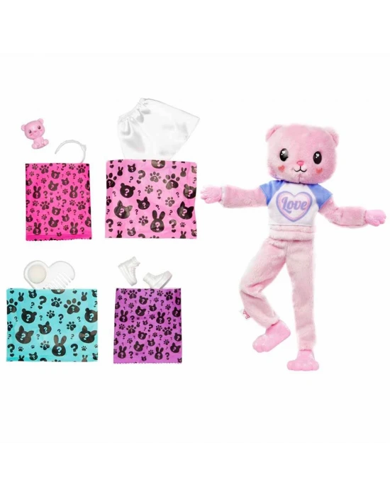 Barbie Cutie Reveal Bebekler Sevimli Kostümler Serisi HKR04